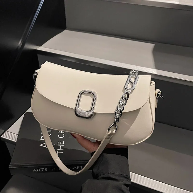 

Stylish Women's Shoulder Bag with Leather Finish, Messenger Crossbody by Famous Designer, Popular Classic Elegant Luxury