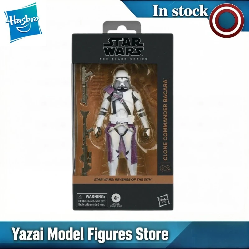 Original Hasbro Star Wars The Black Series Revenge of The Sith CLONE COMMANDER BACARA Action Figure Model Birthday Gifts