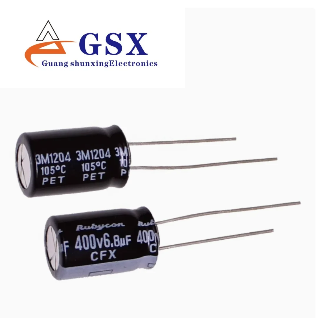 

Brand new original imported aluminum electrolytic capacitor 400v6.8UF 10 * 16 ruby CFX high-frequency long-life