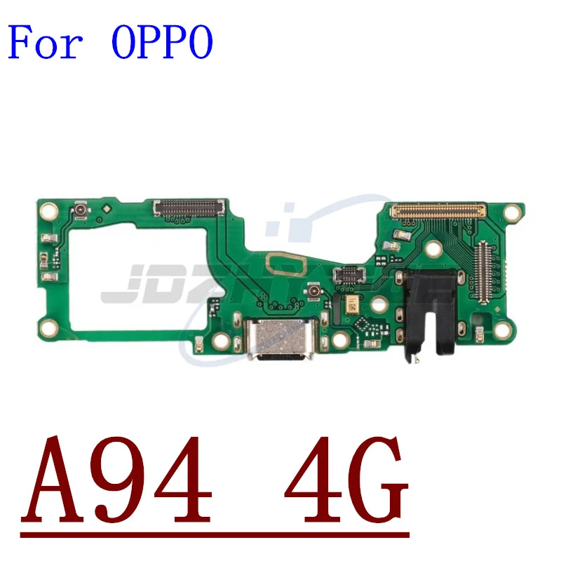 Original USB Charging Port Dock Plug Connector Charger Board Module With Microphone For OPPO A93 A93s A94 A95 A96 4G 5G