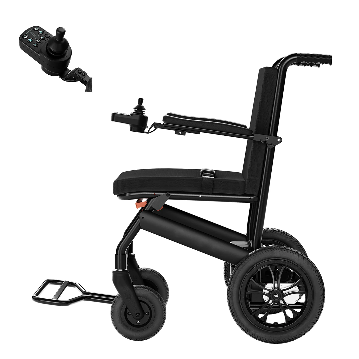 Easy Folding Power Wheelchair Electric Lithium Battery Foldable Lightweight Carbon Fiber Electric Wheelchair