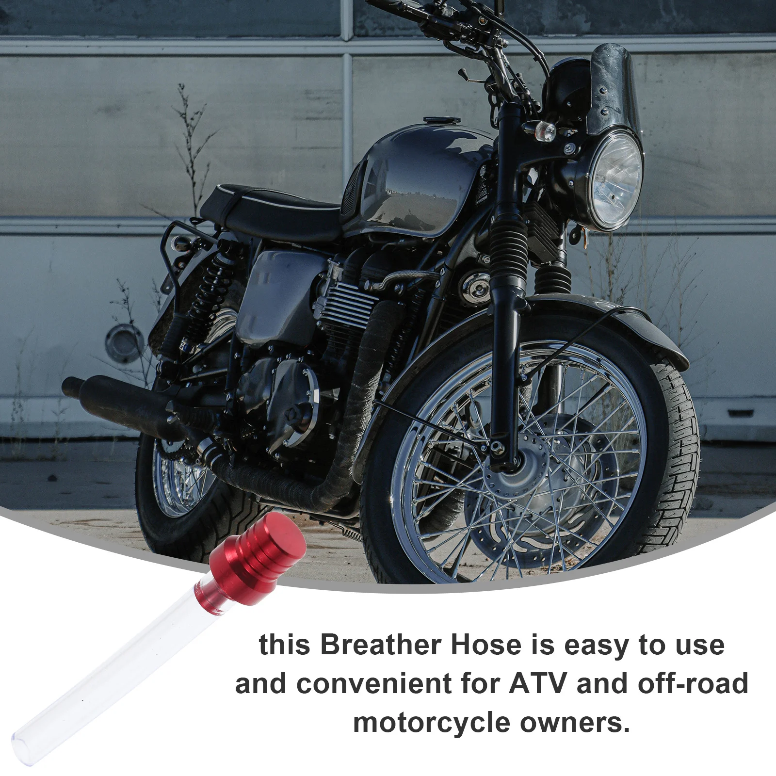 

Универсальный вентиляционный шланг топливного бака, клапан бака из алюминиевого сплава, двухсторонний вентиляционный шланг для квадроцикла, внедорожного применения