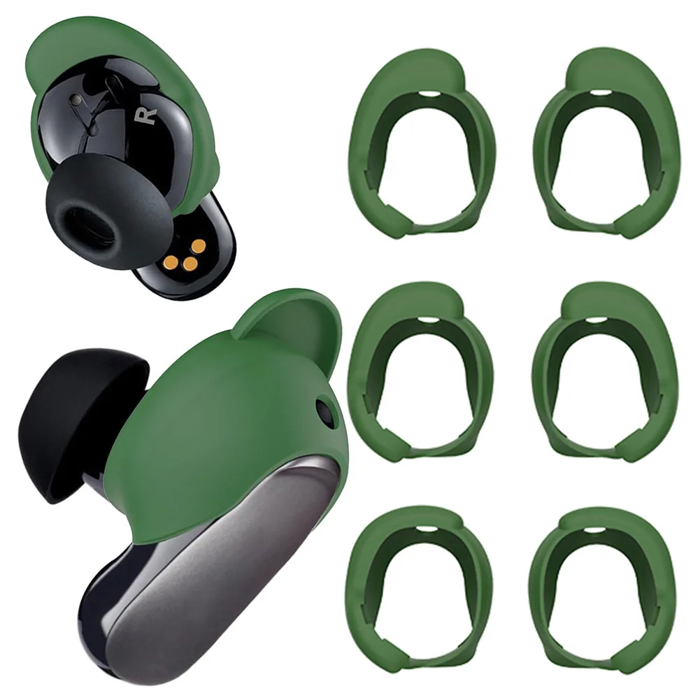 3 Pairs Silicone Ea… - image