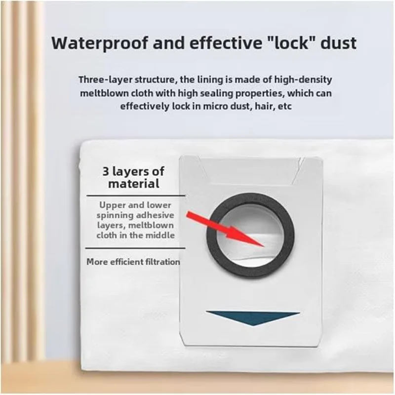 ABLL-vervangende onderdelen accessoireset voor Ecovacs Deebot T10, T20, X1 Omni/X1 Turbo /X1 Plus stofzakken dweildoeken