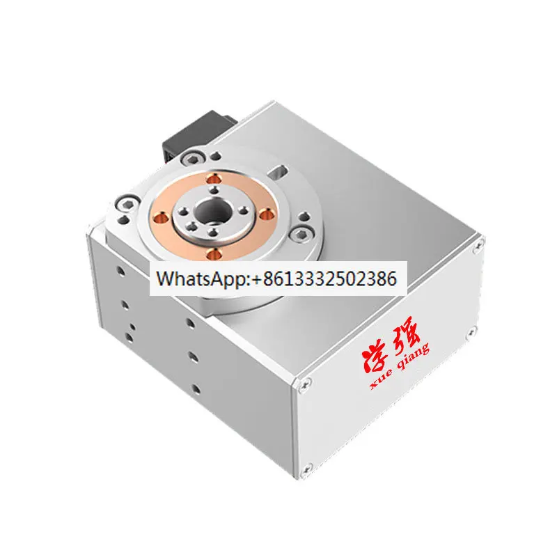 Small electric servo rotary table, micro rotary indexing plate 360, with servo controller, electric rotary flat