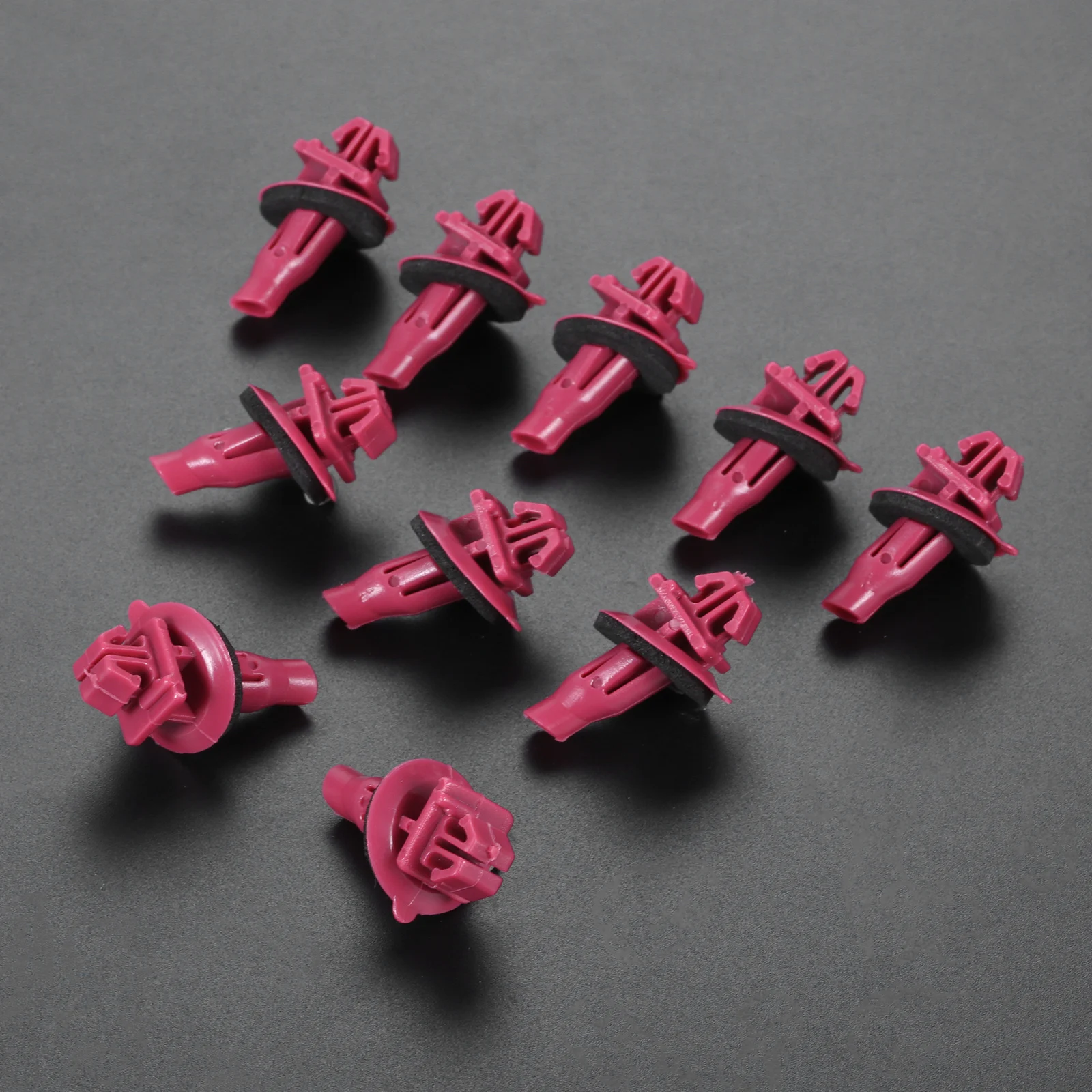 10Pcs Plastic Auto Fastener Clip Car Exterior Side Body Moulding Trim Clips for Toyota Land Cruiser Prado 75881-60010