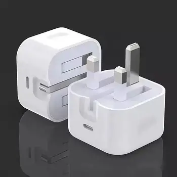 20 W tip-c fiş hızlı şarj hızlı şarj telefon aksesuarları şarj kafa İngiltere standart iPhone15 için/14/13/12/11 Pro Max