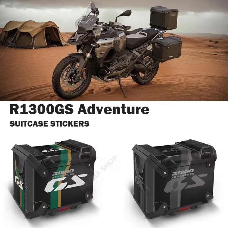 

New Motorcycle Top Box Suitcase Stickers For R1300GSA R1300 GS Adventure 2025 Trunk Protective Decal Side Suitcase Complete Set