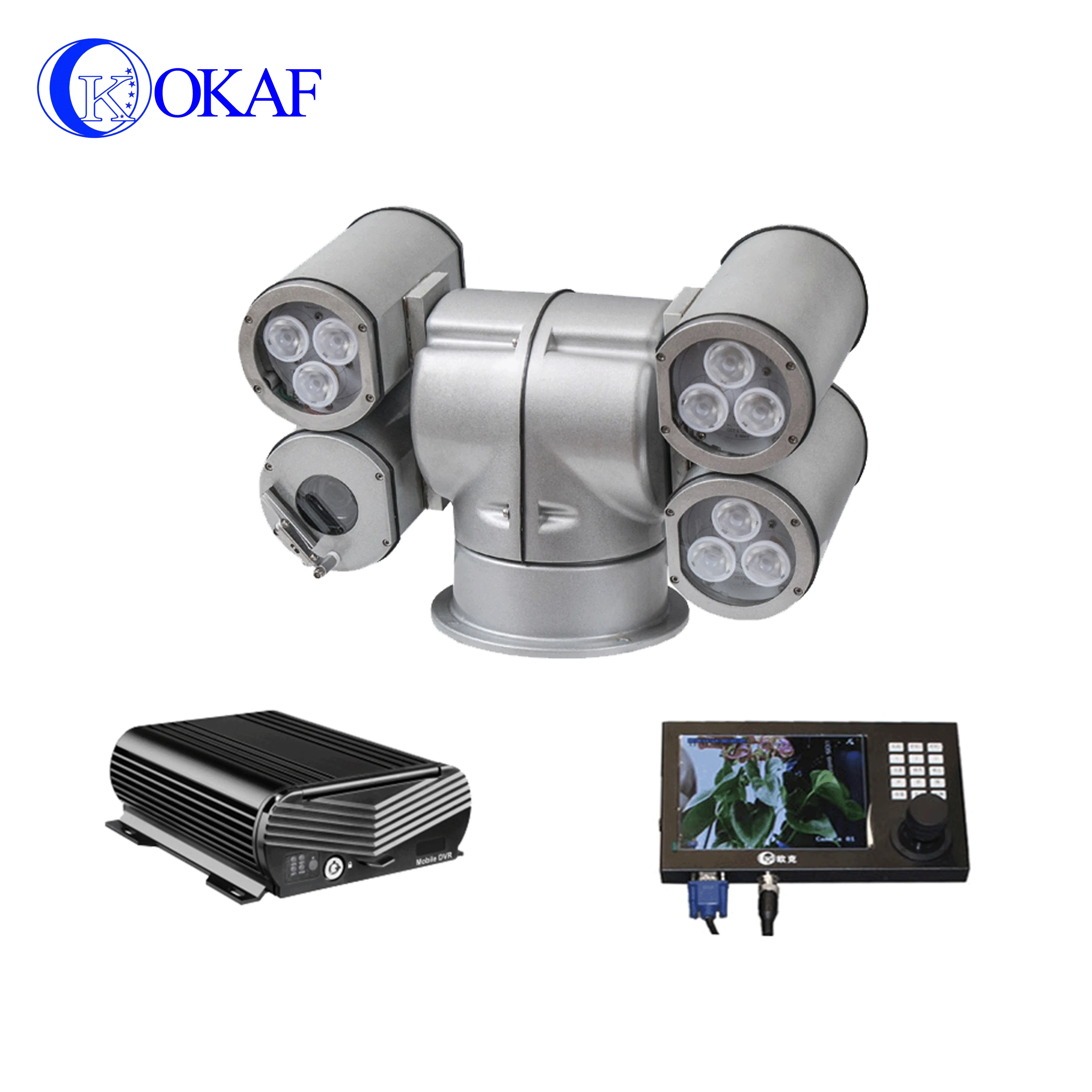 กล้อง PTZ ติดหลังคารถยนต์ อลูมิเนียมอัลลอยด์ คุณภาพระดับมืออาชีพ แสงสว่างดี รองรับ IP/SDI/AHD/อนาล็อก