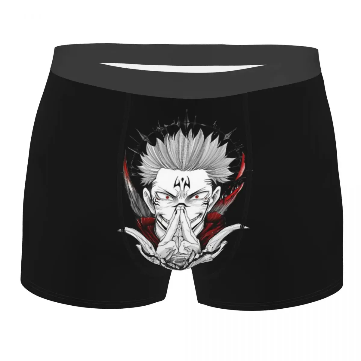 Funny Boxer Gojo Satoru Sukuna Shorts Panties Briefs Man Underwear Anime Manga Soft Underpants for Male