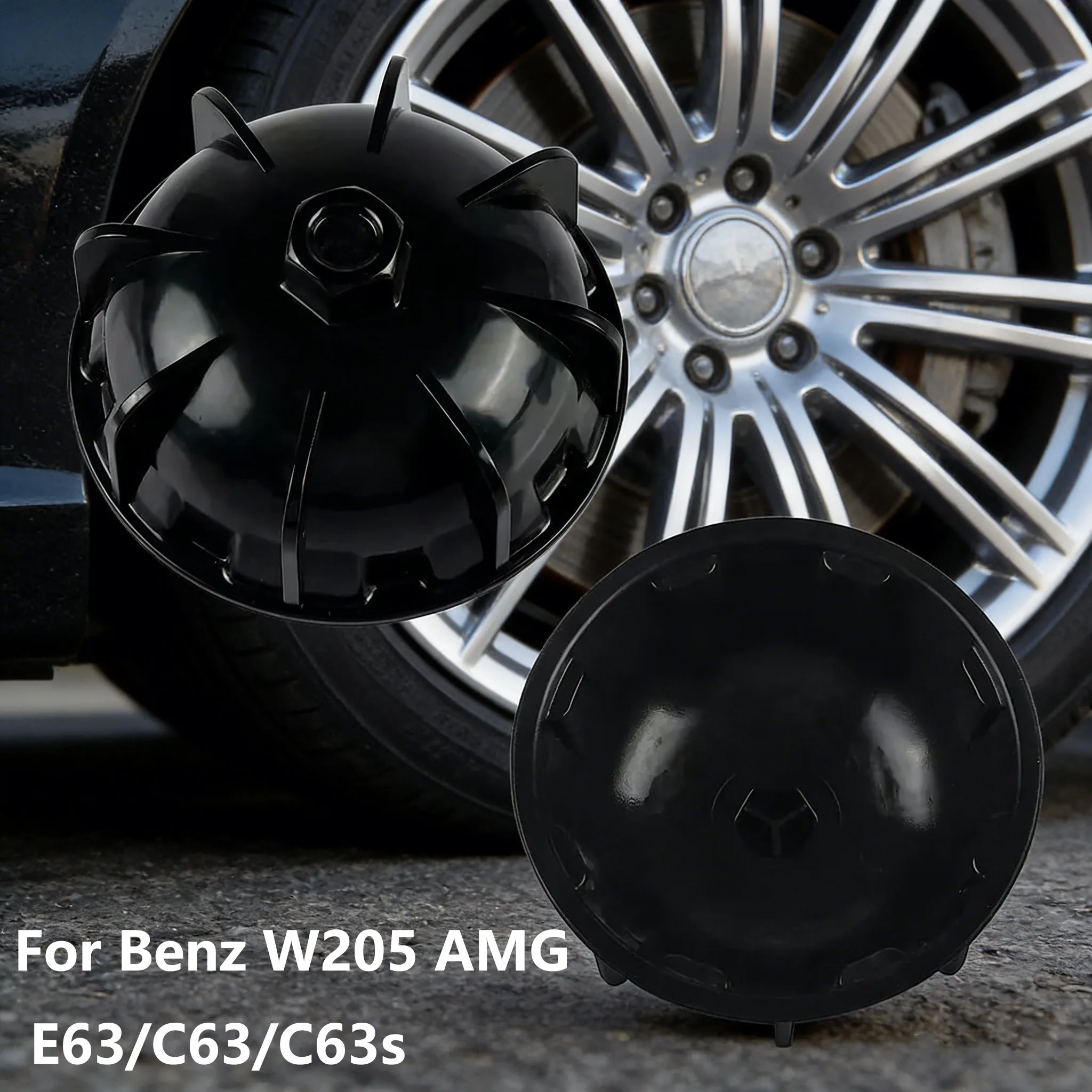 Untuk Mercedes-Benz W205 AMG E63 C63 C63s Maybach S65 2015-2019 Kunci Tutup Roda & Tutup Tengah A0005810000 Aksesori Mobil