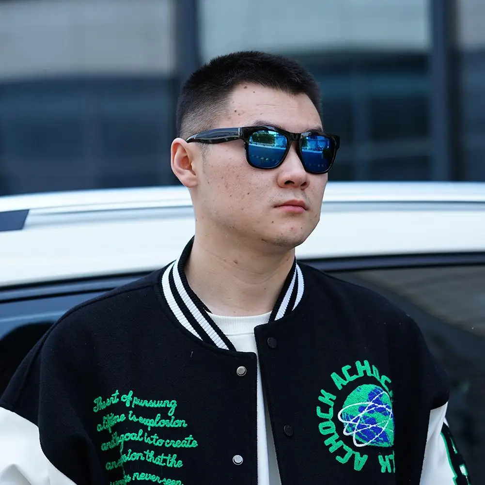 偏光サングラスクラシックブラック屋外運転サングラス釣りシェードスクエア男性女性ファッションスポーツサングラス