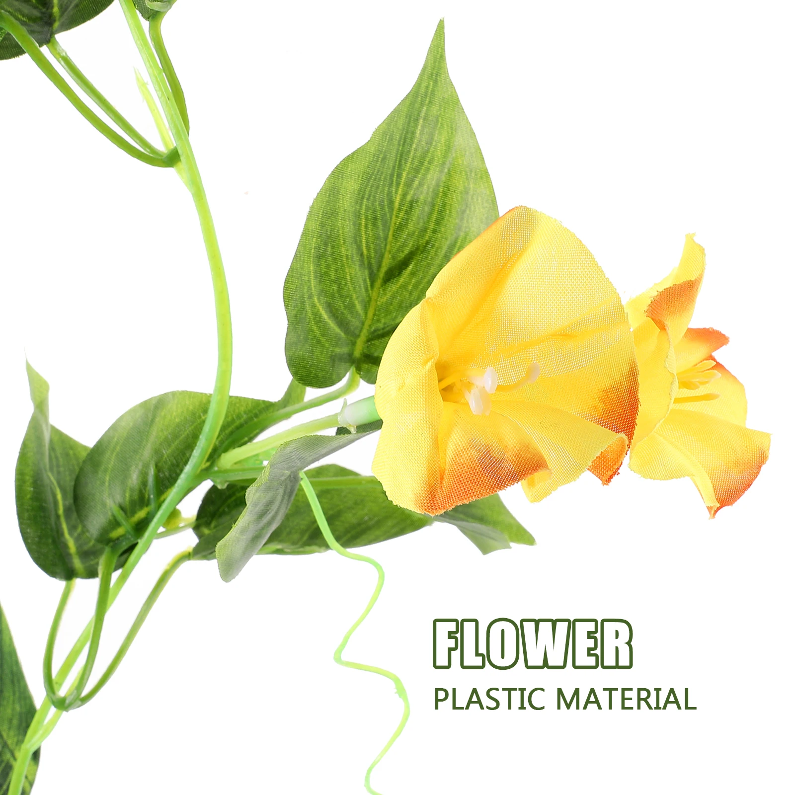 

Artificial Morning Glory Garland Faux Vines Decor Silk Flowers Home Garden Balcony Waterproof Easy Clean Gifts