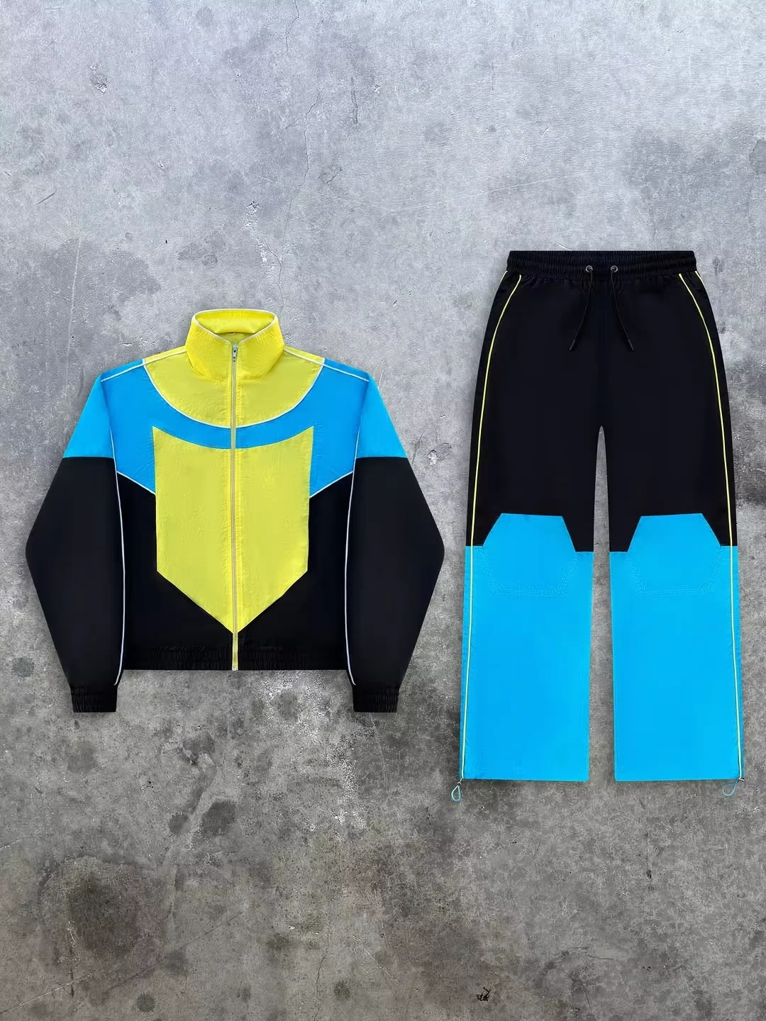 

2026 Spring New Y2k Mark Sports Jacket Men's and Women's Color Matching Fashion Jacket Casual Hip-Hop Classic Windproof Outdoor