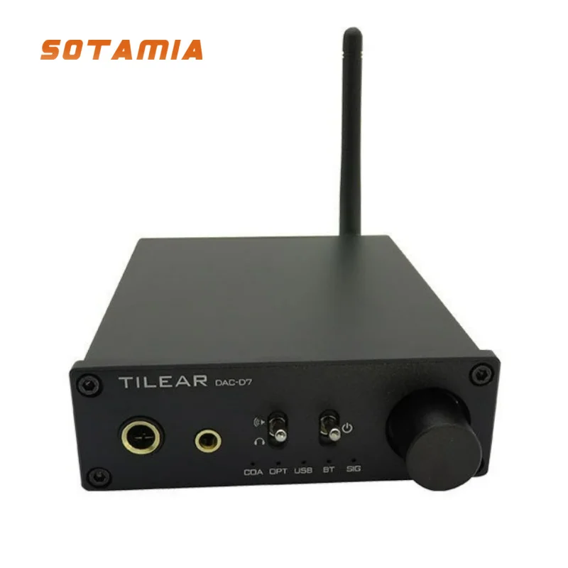 SOTAMIA DAC-D7 Decoder TPA6120 Headphone Amplifier QCC3084 Bluetooth 5.4 Receiver AptX-HD LDAC