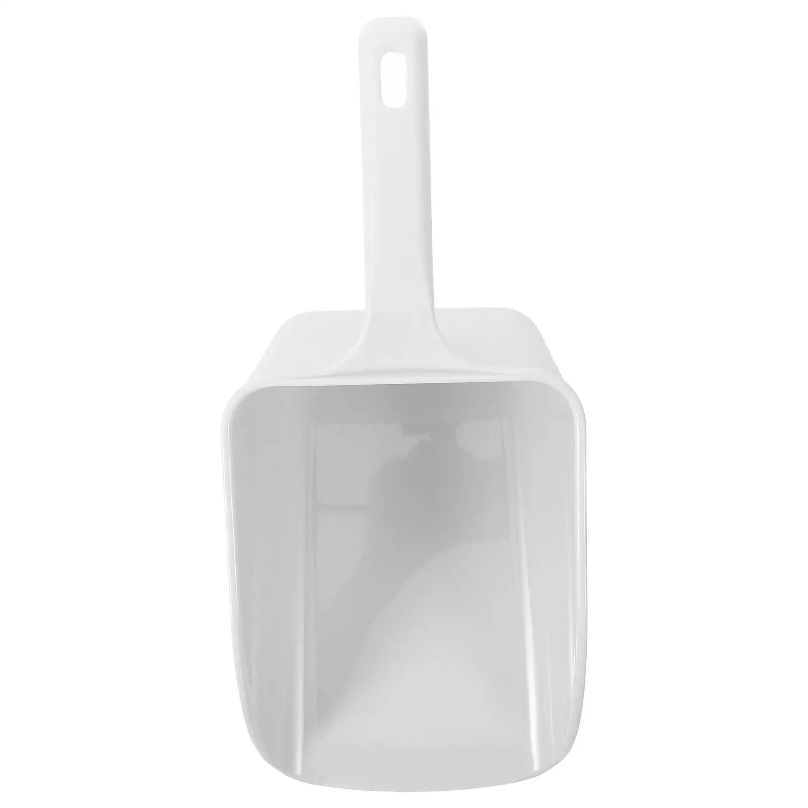 

Ice Food Grade ABS Plastic Scoop White Multi functional Kitchen Tool for Ice Rice Flour Storage Solution