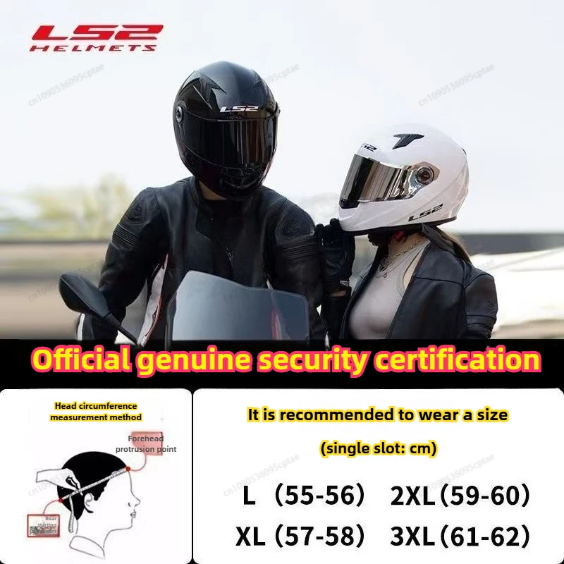 

NEW LS2 Classic Full Face Motorcycle Helmet Men Women Motocross Helmet ABS Shell ECE Approved Motorcycle Accessories FF358