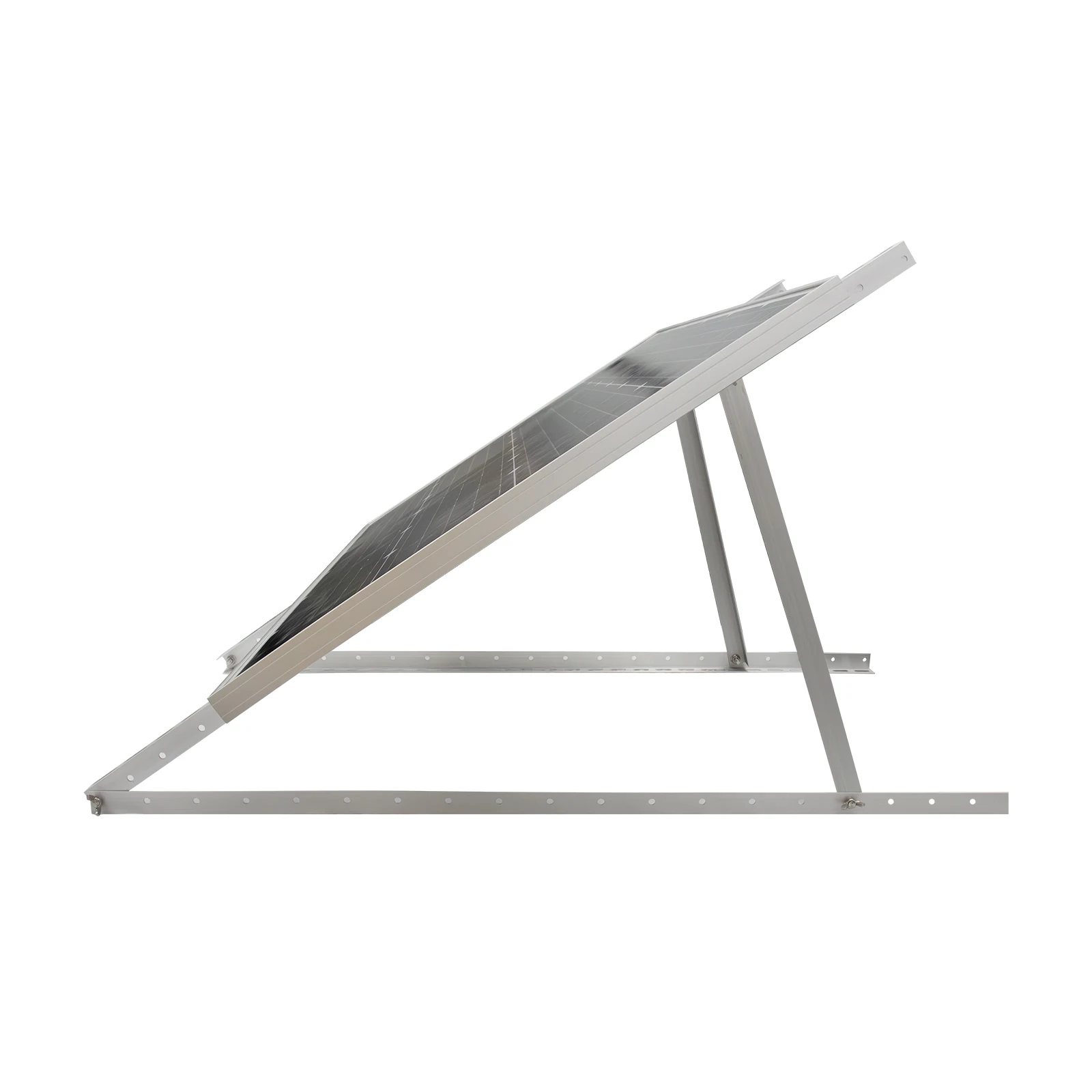 Solarpanel-Montagehalterungen, 2/1 Sets 45 Zoll verstellbar mit klappbaren Neigungsbeinen, geeignet für 100~500 Watt Solarpanel.