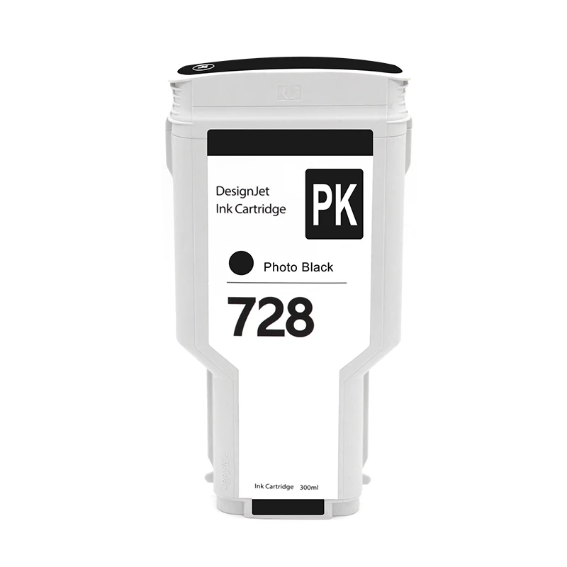 Cartouche d'encre pour imprimante HP DesignJet T730 T830, 300ml, compatible avec HP 728XL Gardens 728 256 noir, nouveauté