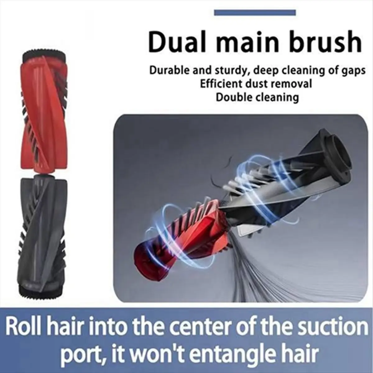 Applicable for G30 U Robot Vacuum Cleaner Main Brush Side Brush Cloth Dust Bag Replacement Parts Brush