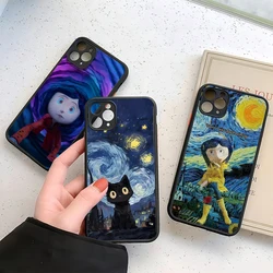 Anime Movie C-coraline Case For Samsung A73 A72 A71 A53 A52 A51 A42 A33 A32 A31 A30 A23 A22 A14 A13 A12 4G 5G Matte Clear Capa