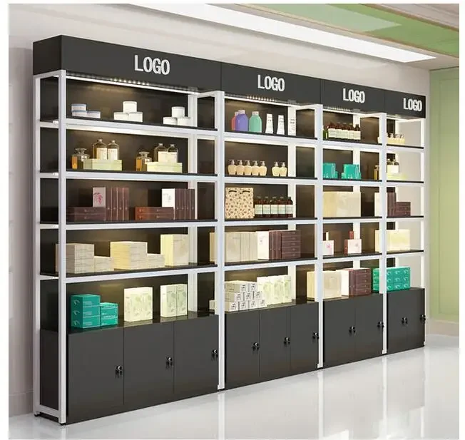 

Shelf display shelf Display cabinet Mother and child store container product display shelf commercial multi-layer cosmetics