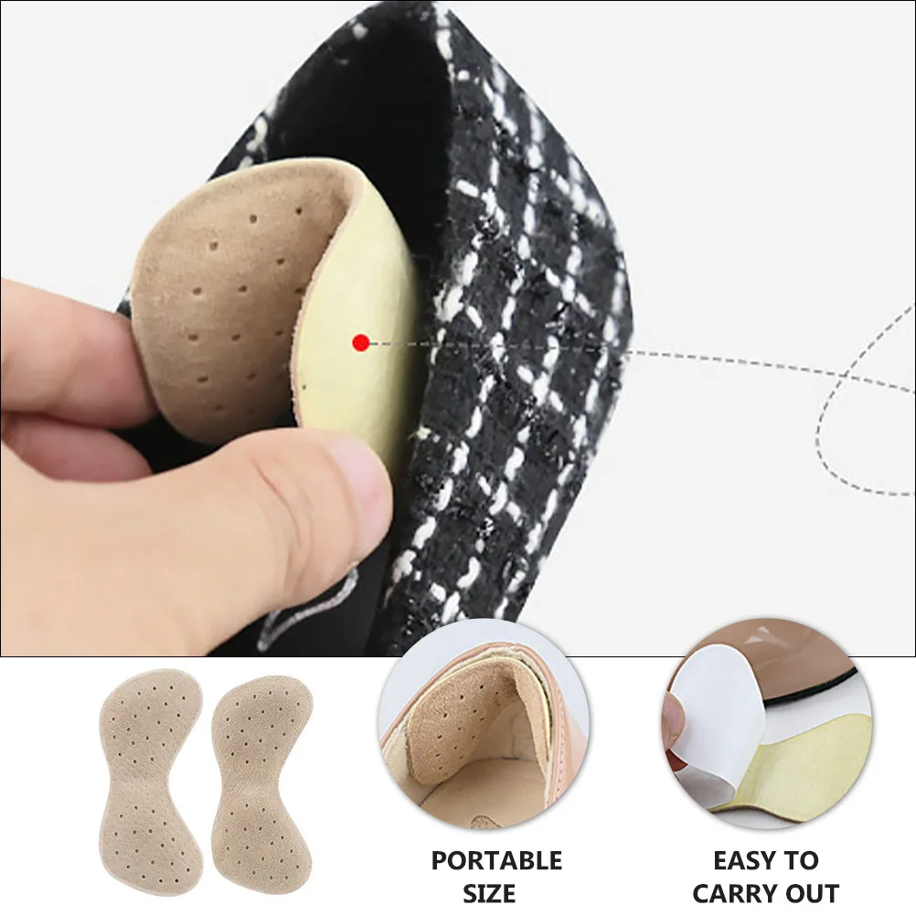 

3pcs Heel Sticker Breathable Anti-Wear Heelpiece Protector Cushion High Heels Pad Adhesive Shoe Insert Foot Care Tool