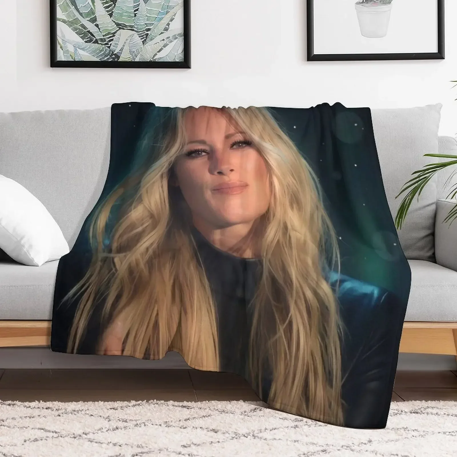 Night For Helene Fischer Throw Blanket Decoratives Furrys halloween Luxury Thicken Blankets