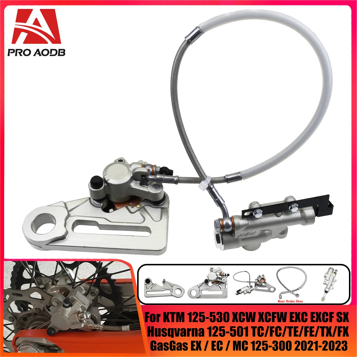 

Motorcycle Rear Brake Pump Assembly Brake Caliper For KTM XC XCF EXC EXCF XCW XCFW SX SXF For Husqvarna TC FC TE FE TX FX 04-23