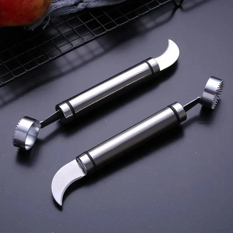 Pomegranate Fruit Cutter Stainless Steel Grapefruit Knife Double head Orange Peeler Fruit Opener Kitchen Gadget