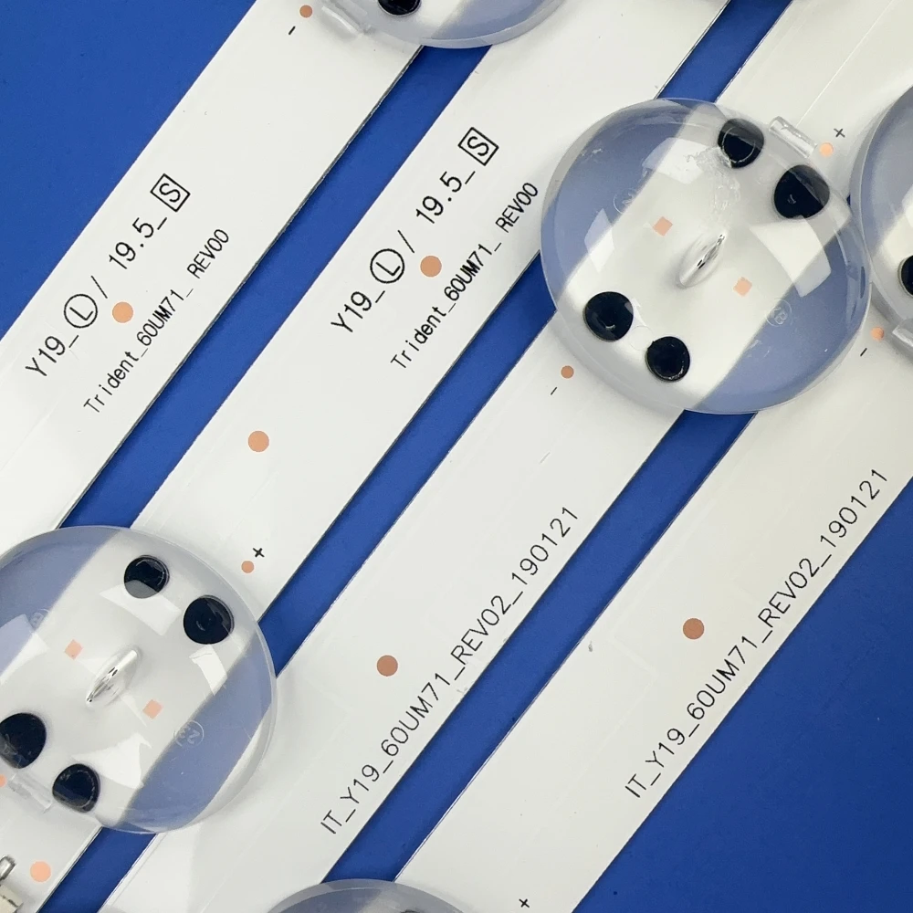 5pcs/set LED strip For 60UM6950DUB 60UM7100DUA 60UM7100PLB 60UM7270PSA 60UM6950 60UM7100 60UM6900 TVIT_Y19_60UM71 60UN7300PUA