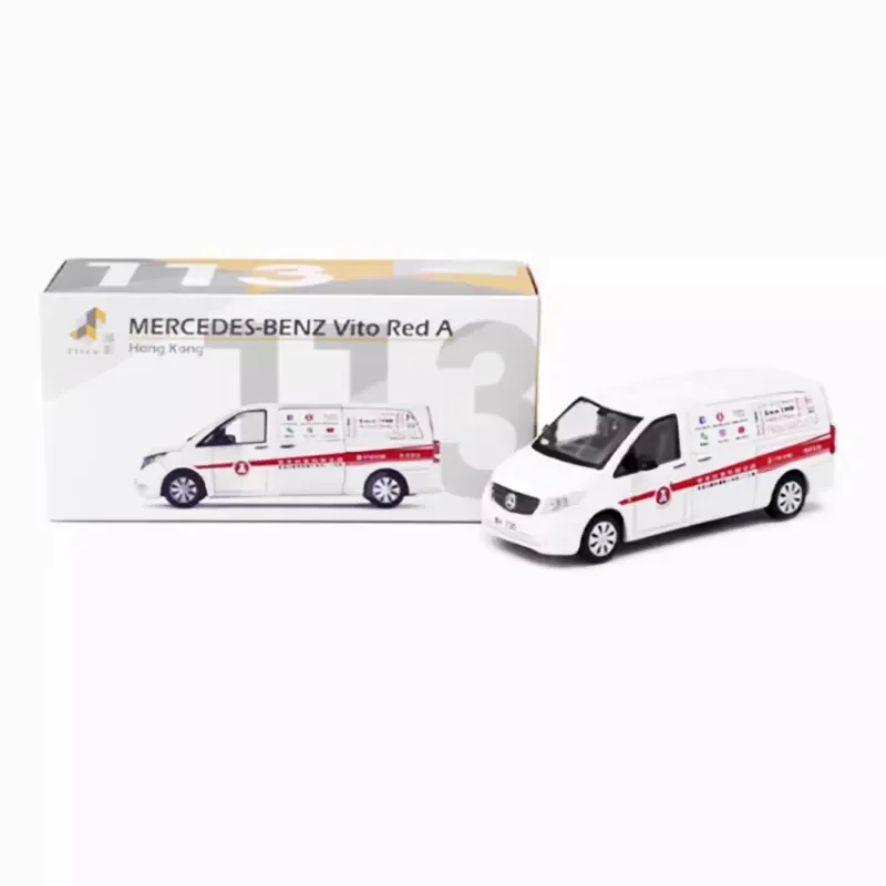 for Vito MPV 1:64 Diecast Alloy Car Model Realistic Simulation Static Display Ornament Collectible Gift Toy