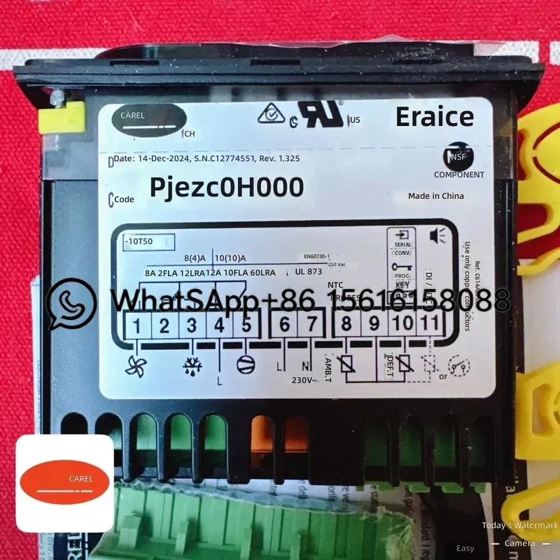 CAREL PJEZC0H000 PJEZCOHOOO Digital Thermostat Controller for Cold Storage Freezer Refrigeration Temperature Control Unit