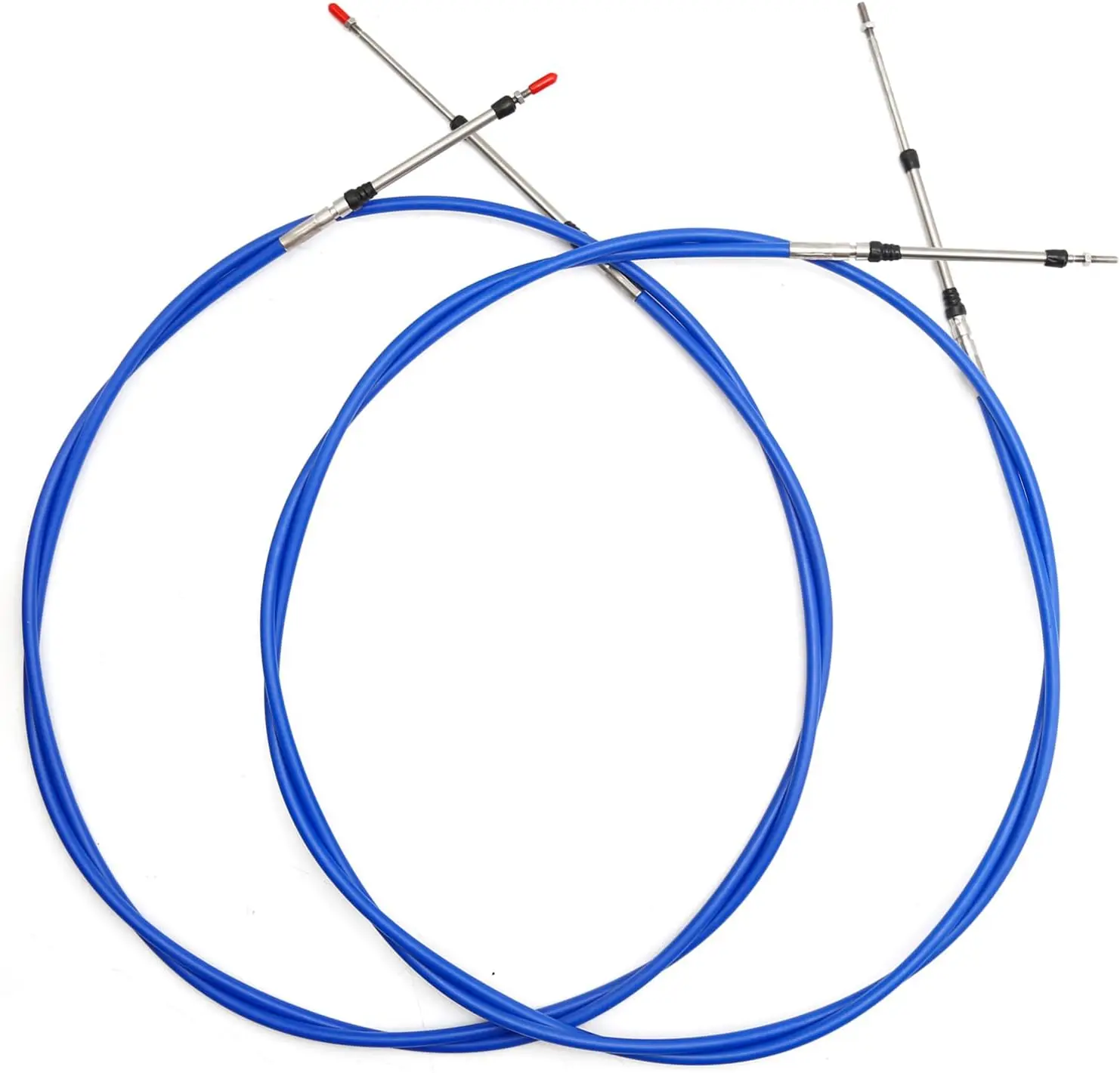 

2 шт., морской 33C, блок дистанционного управления переключением дроссельной заслонки, замена кабеля для подвесного двигателя Yamaha, лодка, мотор рулевого управления, синий10