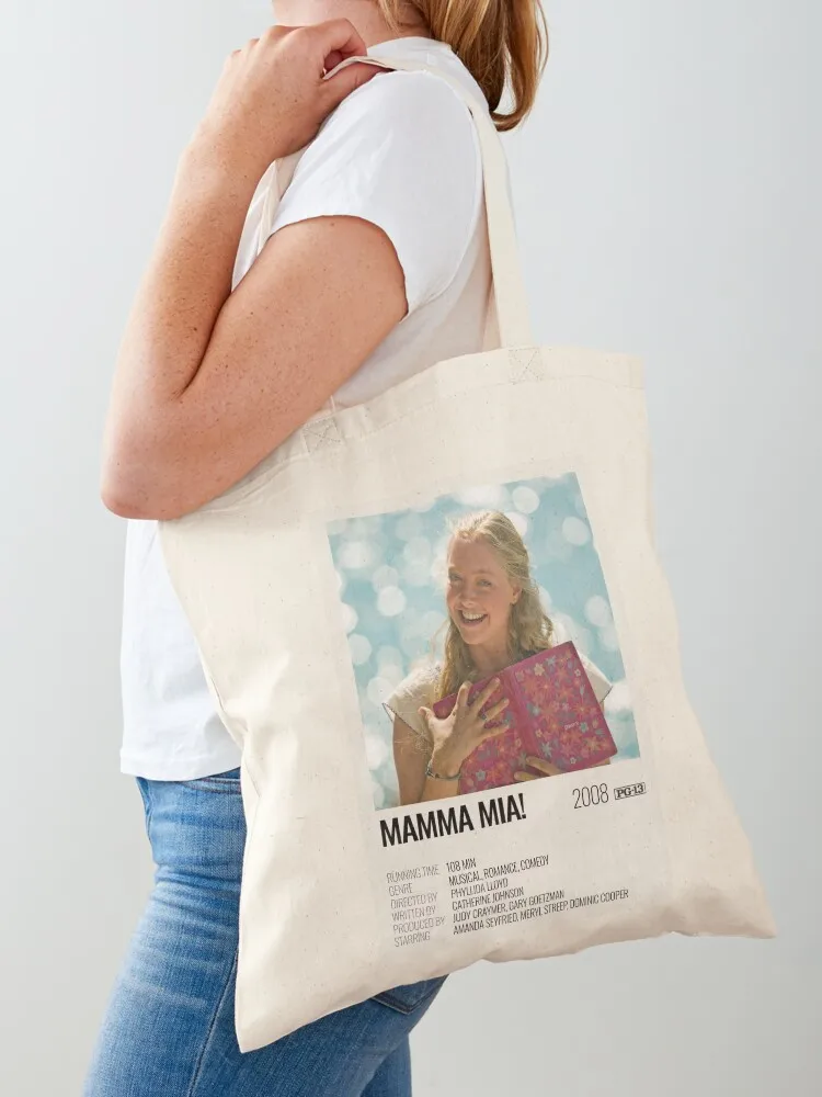 

Mamma Mia! (2008) movie poster Tote Bag woman shopping bag Shopper bag personalized tote tote