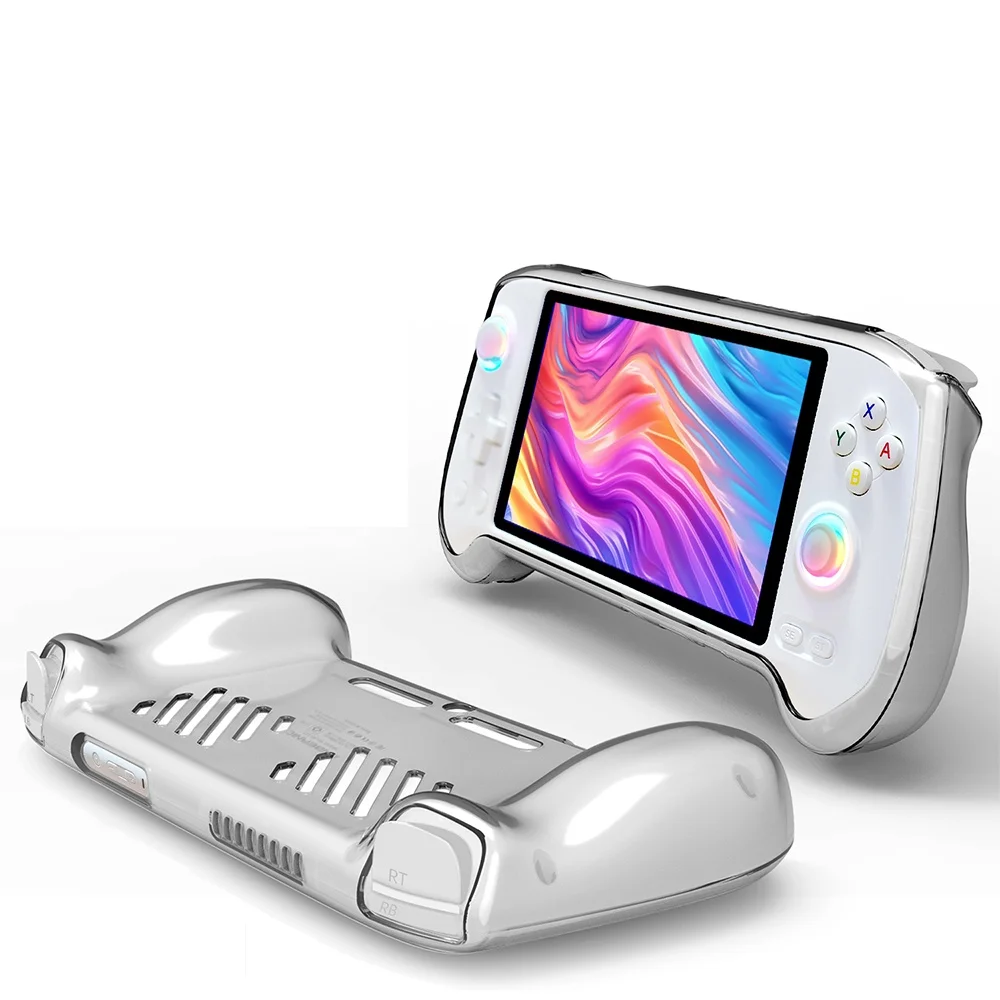

Protective Cover Suitable for Anbernic RG557 Machine Protective Cover TPU Cooling Transparent Anti-drop Case Protective Sleeve