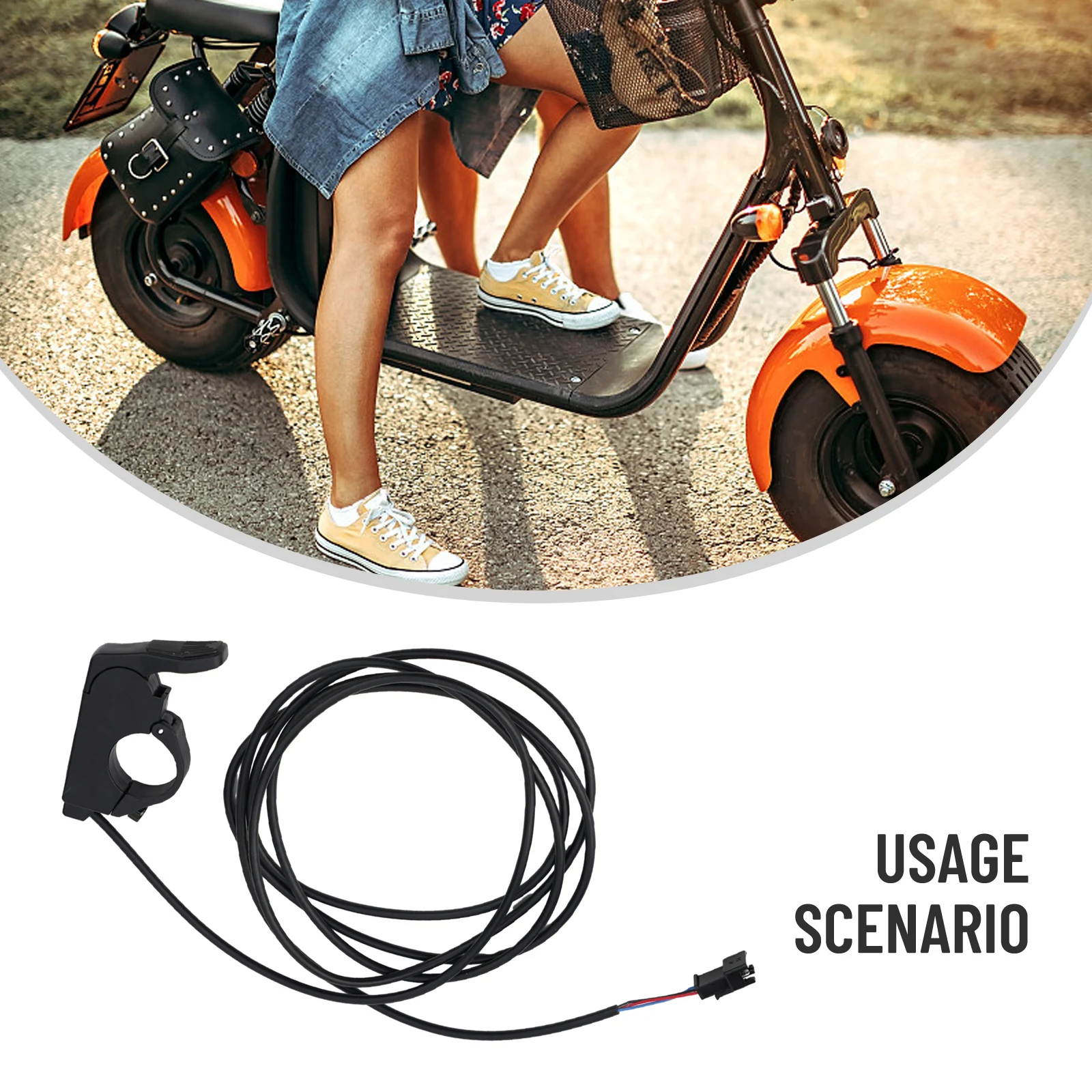 

Achieve Effortless Control Electric E Bike Thumb Throttle Speed Control Quick Release Trigger Offers Easy Mounting Options