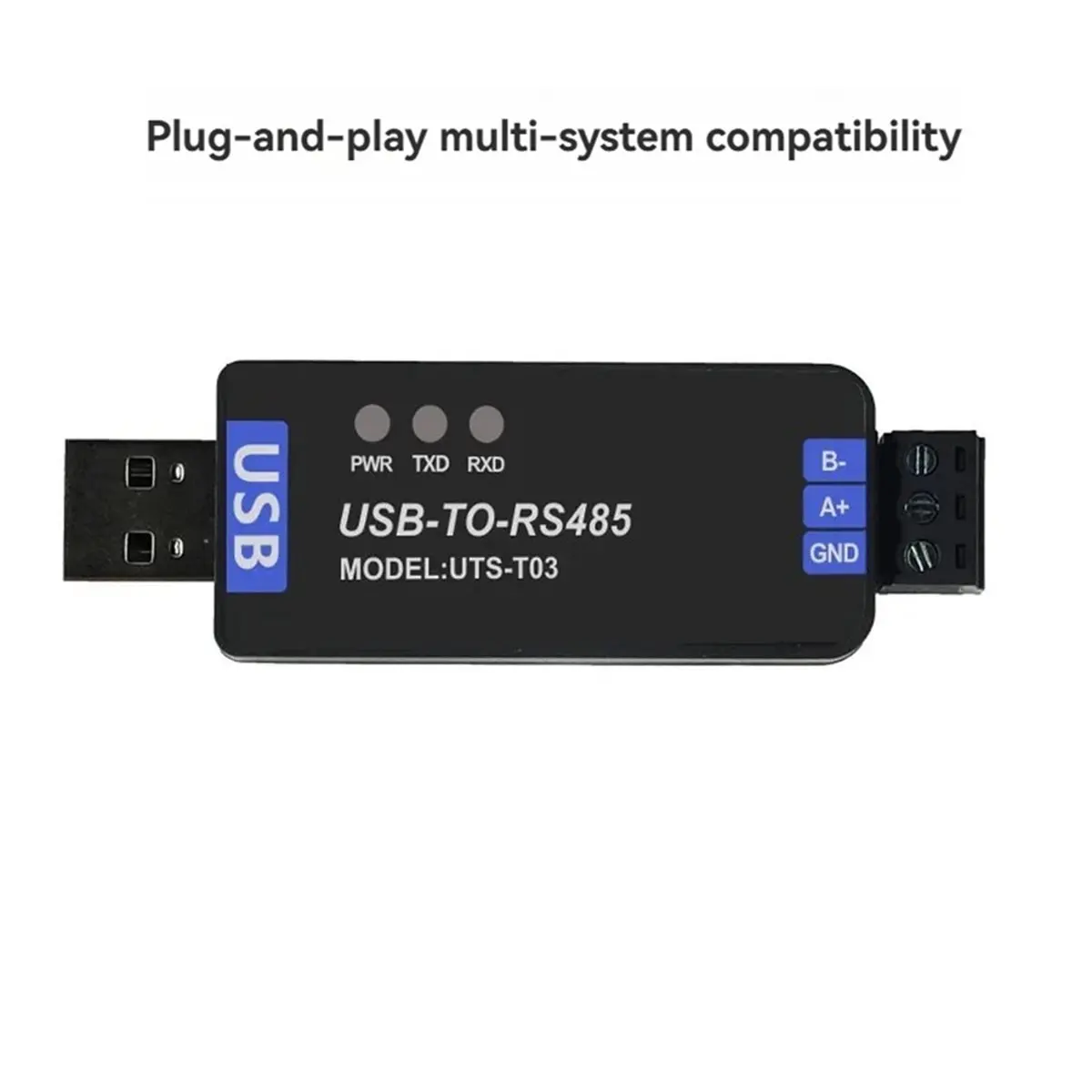 A49T Communication Module USB to RS485 Bidirectional Half Duplex Serial Port Line Converter Industrial Grade Converter CH343G