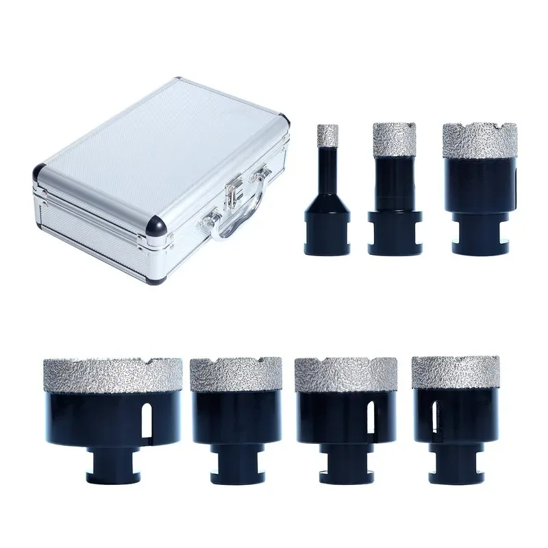 for M14 Brazing Hole Opener Set Diamond Stone Tile Punching Angle Grinder Hole Drill Cross Border Reaming Drill