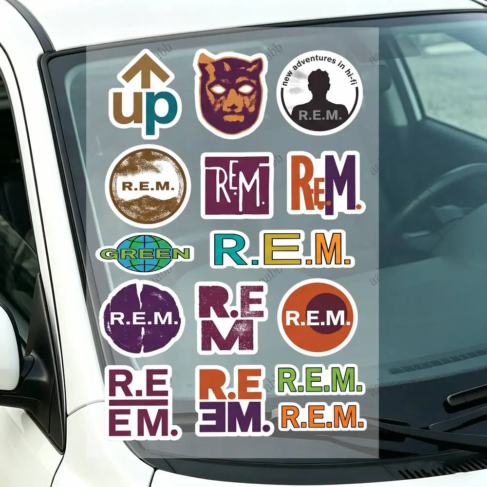 R-R.E-E.M-M Custom Motorcycle Sticker Kit Reflective Decal Set For Helmet Tank Fairing Body Graphics