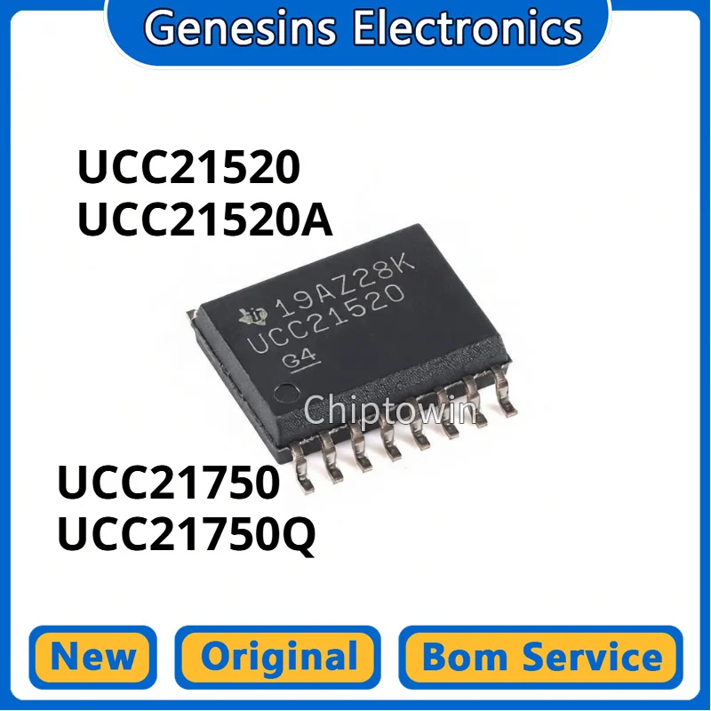 5/50/500 pcs UCC21520 UCC21520DWR UCC21750DW UCC21750QDWRQ1 SOP-16 Driver IC W7
