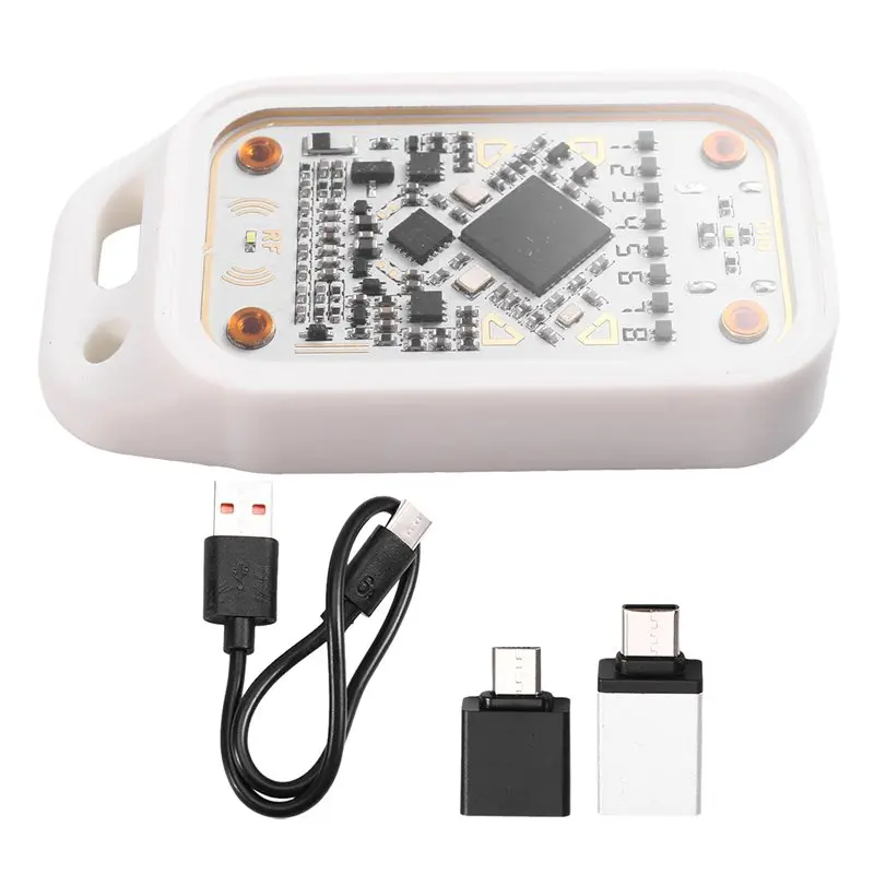

A99E-Acrylic Chameleon V3.0 RFID-эмулятор смарт-чипов, считыватель-записыватель ID IC 125 кГц 13,56 МГц, копировщик смарт-карт и меток