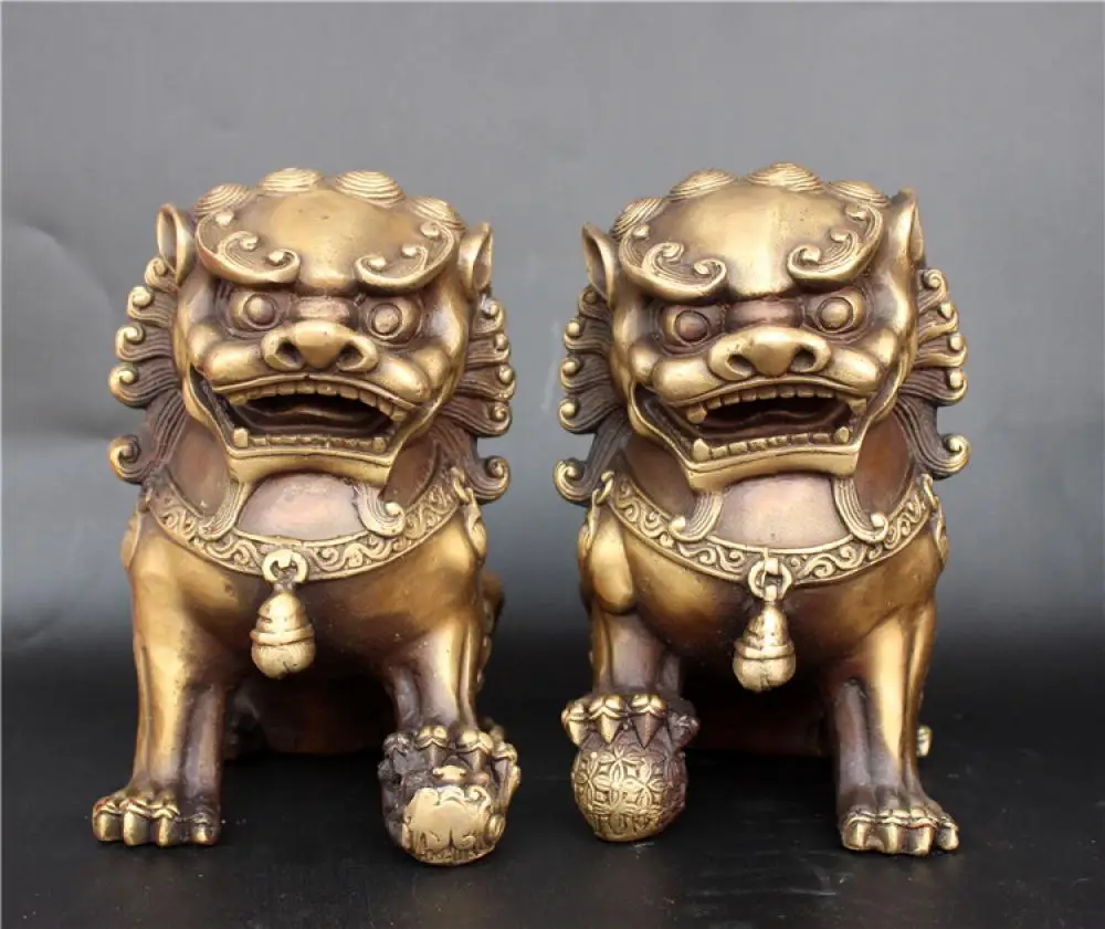 statue-de-lion-de-chien-fu-foo-en-bronze-antique-paire-de-lions-de-garde-archaique-ancienne-de-chine-11cm