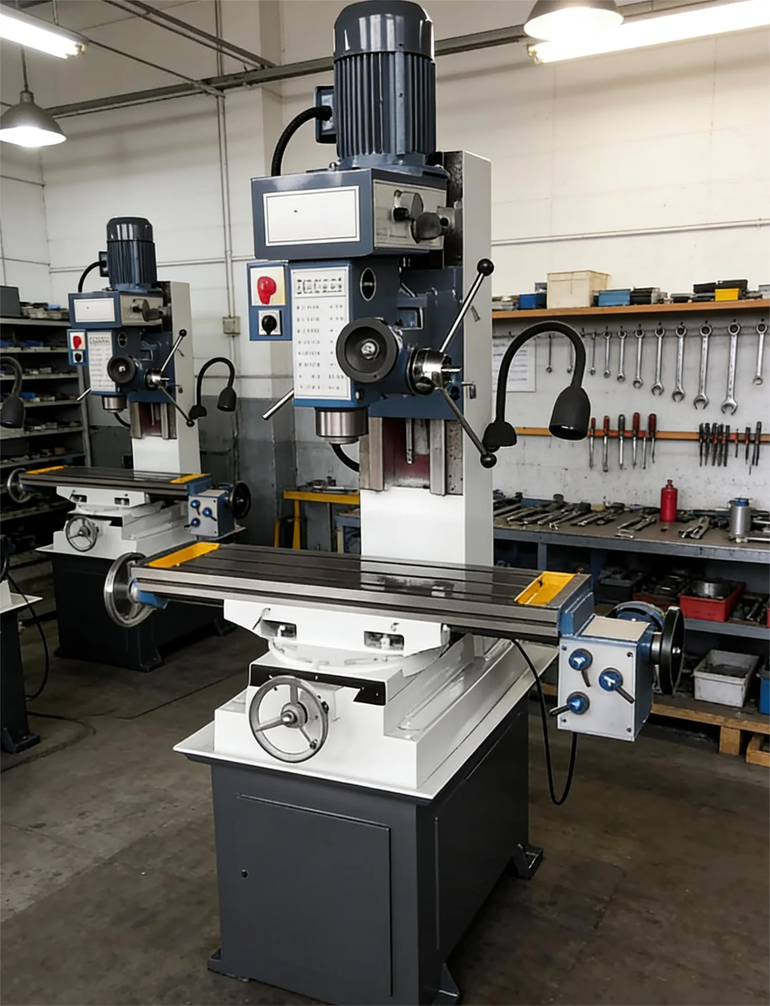 Teng DONG Automatic ZX50C Vertical Metal Milling Machine Drilling Milling Equipment MT4 Spindle Taper 50mm Drilling Capacity