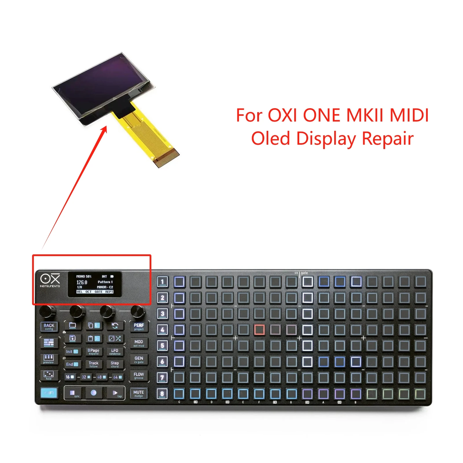 nouvel-ecran-oled-lcd-pour-la-reparation-de-l'ecran-midi-oxi-one-mkii