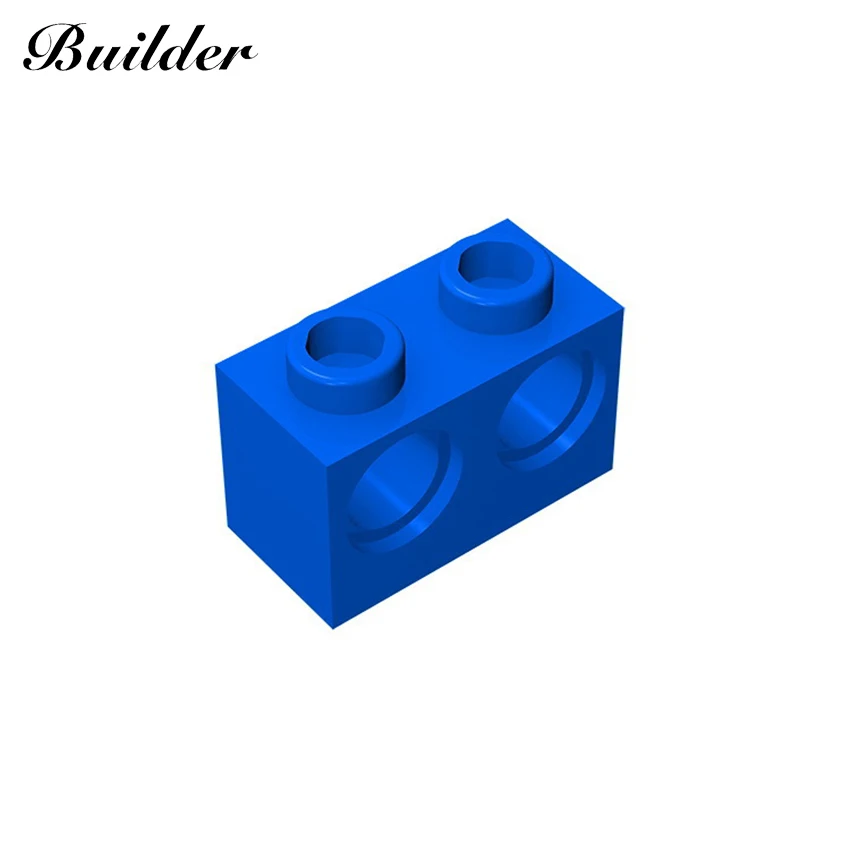 Little Builder Building Block DIY Assembles Particles 32000 MOC Technology 1x2 Perforated Brick 2 Holes 10pcs  Toys for Children