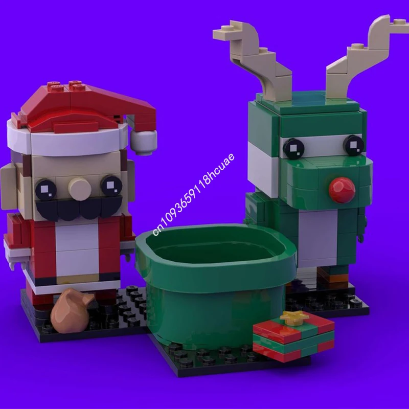 Juego de aventura MOC, edición Yoshi, modelo Brickheadz, bloques de construcción DIY, juguetes de arquitectura creativa, regalos de navidad, 215 Uds.
