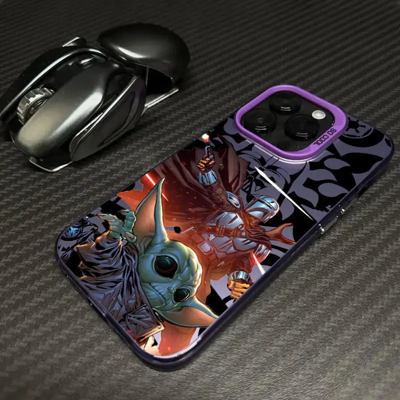 S-Stars-wars Baby Yodas Phone Case For iPhone 11 12 13 14 15 16 17 Pro Max 16e 17E 17 Air Plus Mini Shockproof Fundas Back Cover - view 6