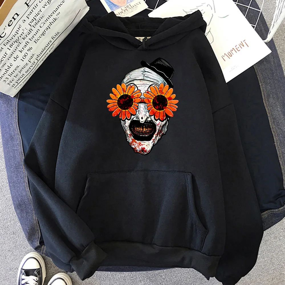 Terrifier Art The Clown Horror Classic Movie Printed Hoodie for Autumn/Winter Vintage Sweatshirt Funko Pop Fashion Clothing Soft