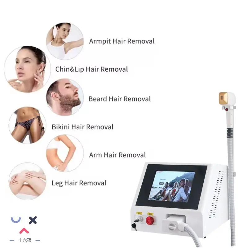 

2025 Newest Portable 808nm Diode Laser Hair Removal Machine Cooling Head Painless Laser Epilator Face Body Hair Removal